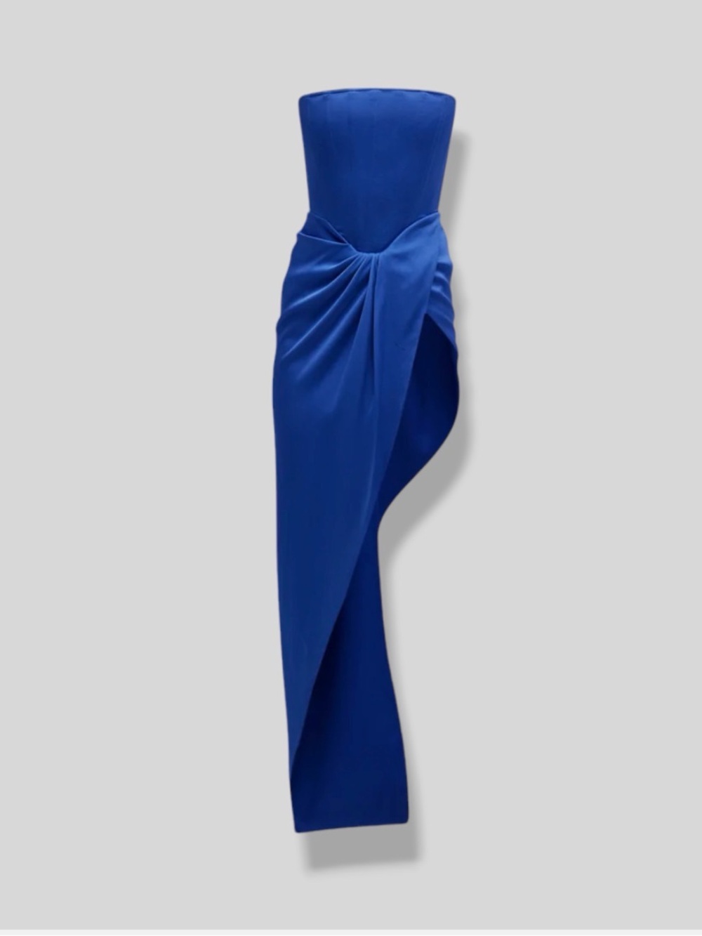 Alex Perry Strapless Blue Dress